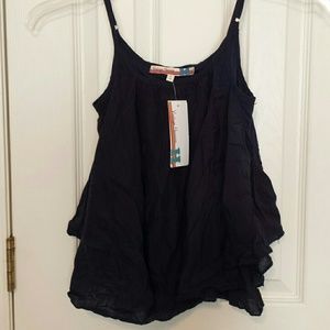 NWT - Girls Kidpik Navy blue tank -sz S ( 7-8)
